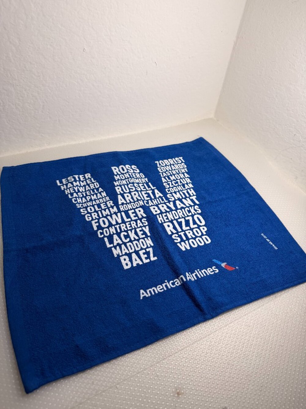 Chicago Cubs 2016 World Series American Airlines Rally Towel MLB